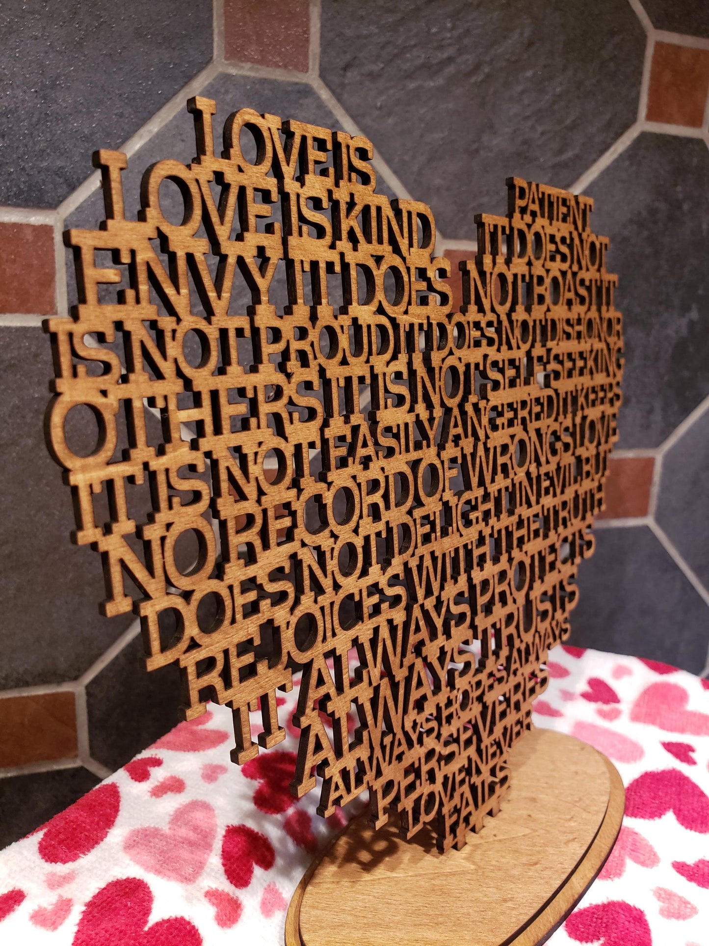 Kitchen Utensil Gift Set Engraved Wooden Kitchen Spoon Valentine Kitchen Towel Valentines Day Gift Serving Spoon and Towel Gift Set Housewarming