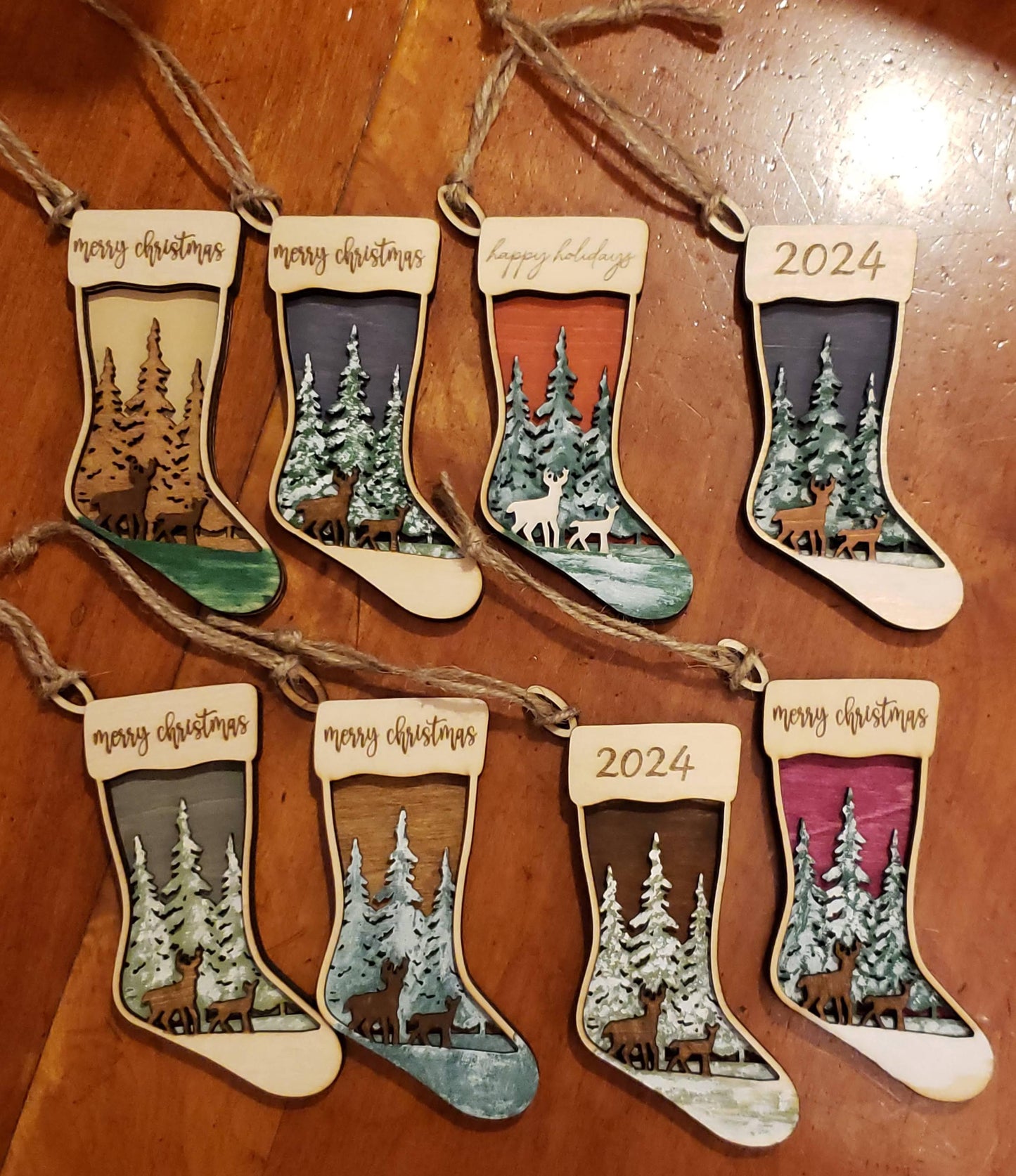 Personalized Home Ornament New Family Ornament Custom New Home Ornament Personalized All Wood Christmas Ornament Personalized Gift Giving
