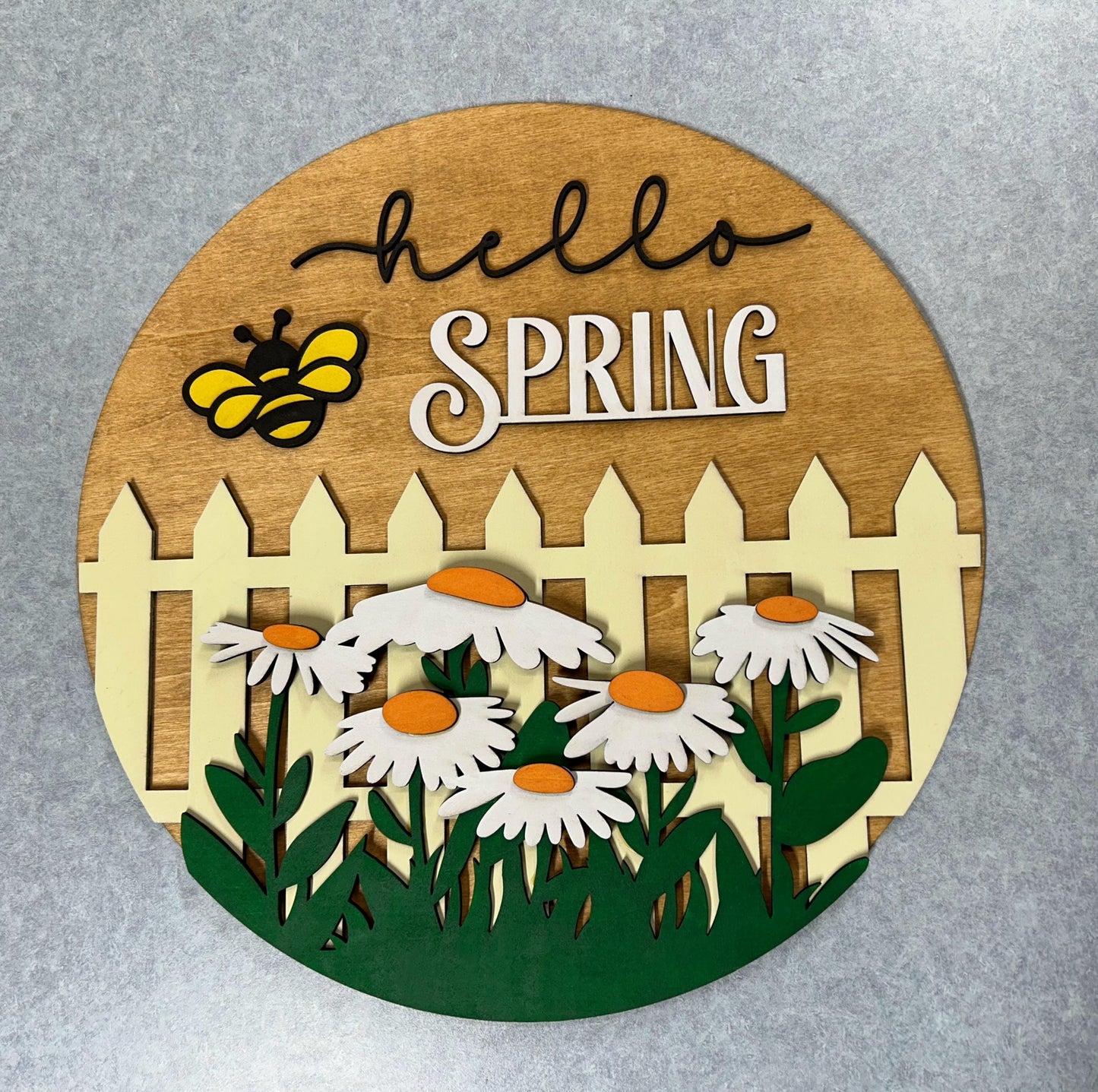 Pink Floral Welcome Sign, Spring Door Hanger in Dusty Rose, Floral Porch Sign, Floral Spring Welcome Sign, Layered Wooden Welcome Sign, Spring Patio Decor