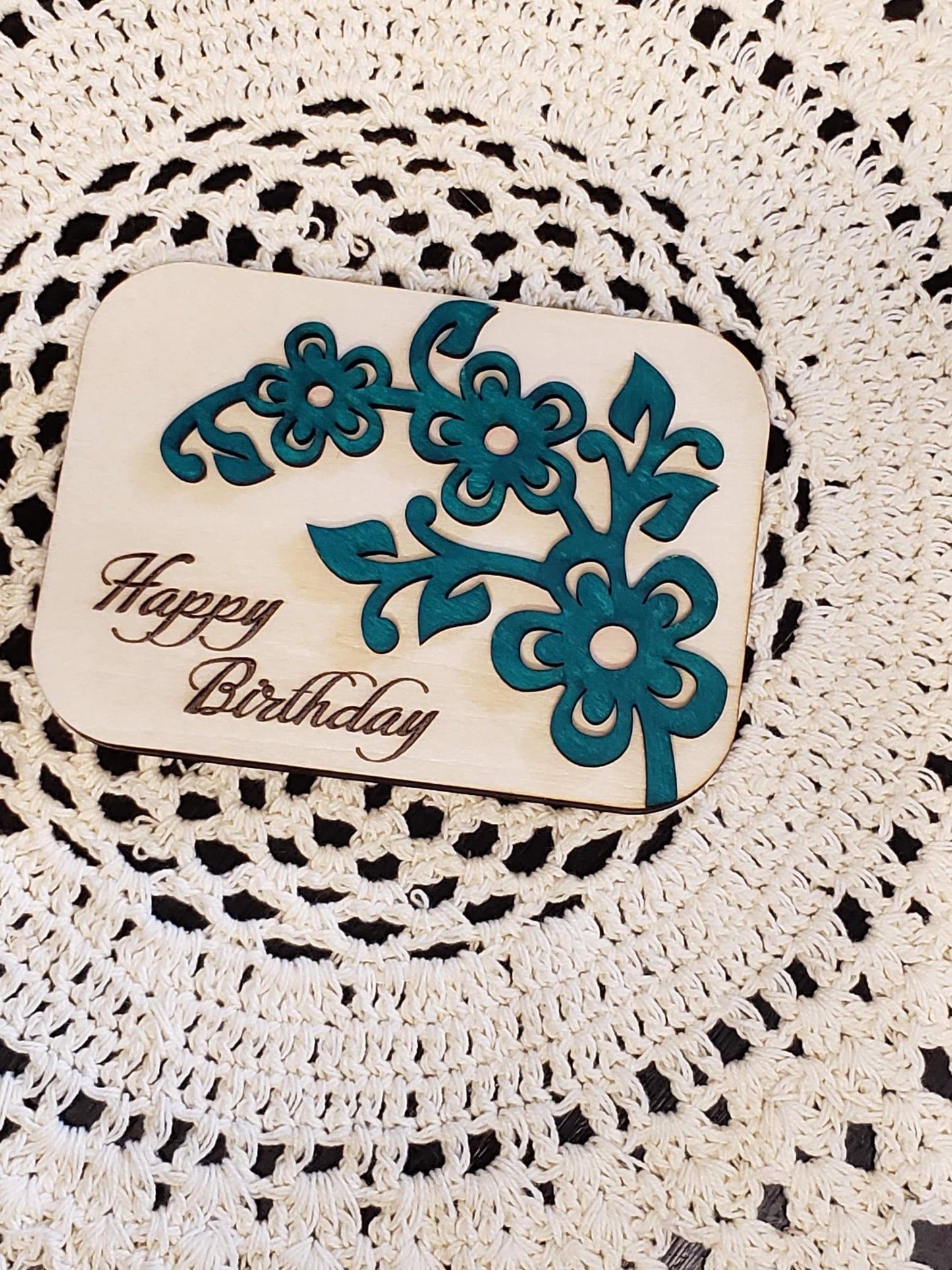 Personalized Mother's Day Gift Card Holder Birthday wooden gift card holder Thank you Gift Rustic gift card holder