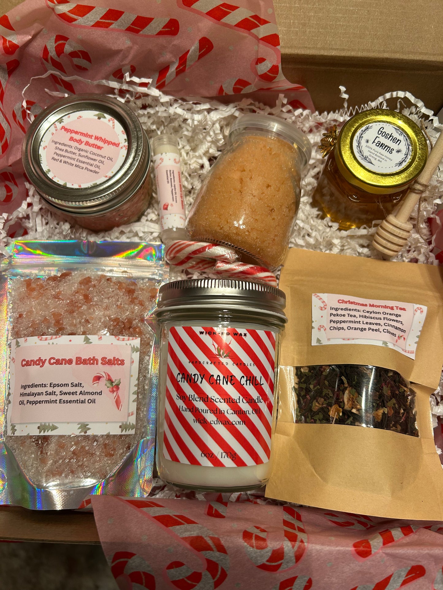 Candy Cane Self Care Box Set